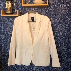 NWT White Linen Gap Blazer